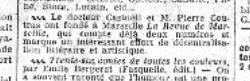 1919 08 20 L'Intransigeant création de la Revue de Marseille