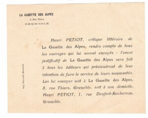 1922 04 24 La Gazette des Alpes
