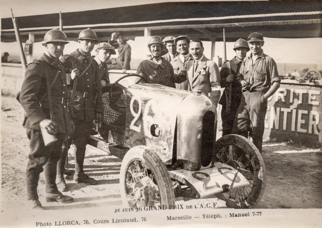1926 06 27 arrivée de Berthe sur Octo Gd Prix de l'ACE