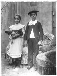 Pierre et Valentine en 1901