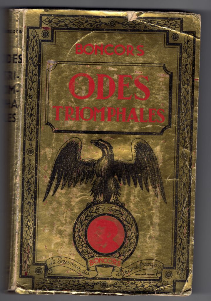 Boncors Odes triomphales tome 1