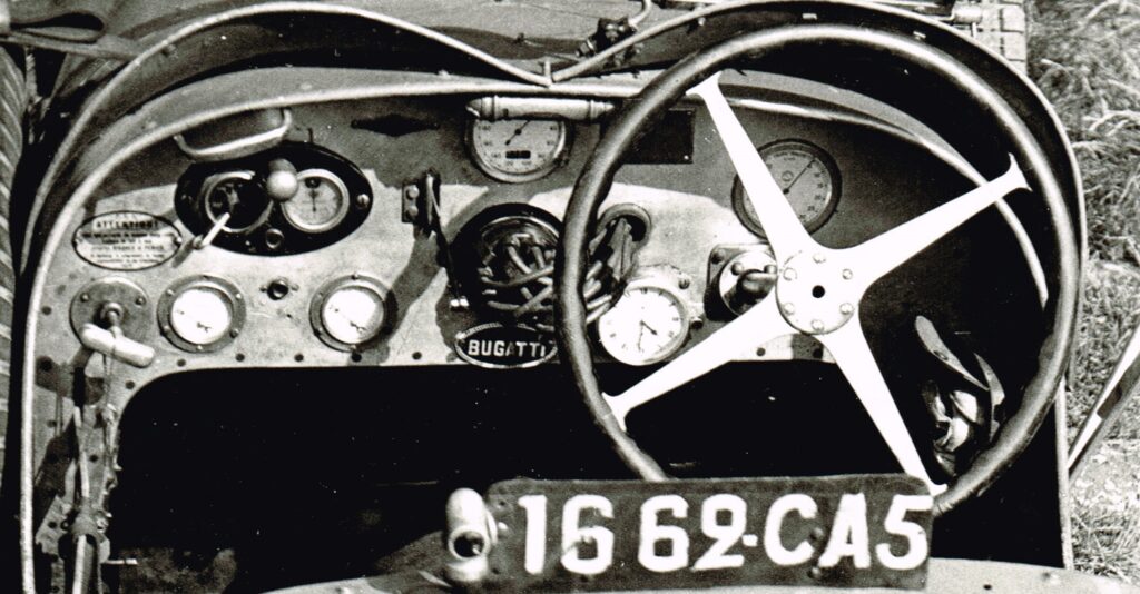 Bugatti 35A 1662 CA 5 tableau de bord