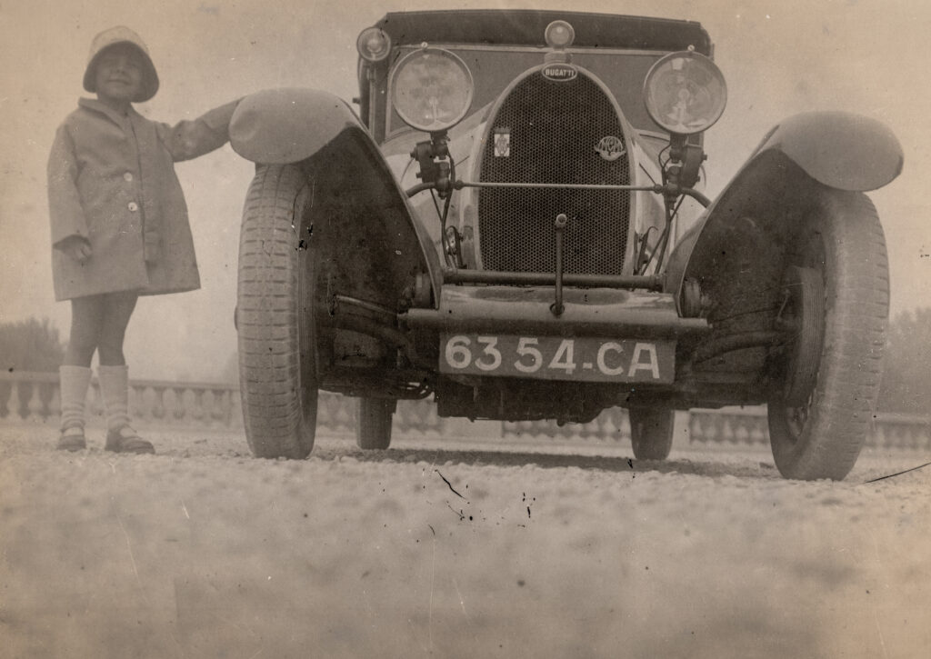 Bugatti 4 et Jeanne Parc Borely 30 septembre 1930