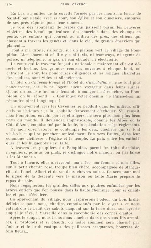 Causses et Cévennes revue du Club Cévenol Paul Arnal 1er janvier 1929 4