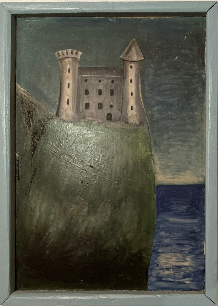 Château sur le rocher au bord de la mer (réf 54) (Coll. MCP)