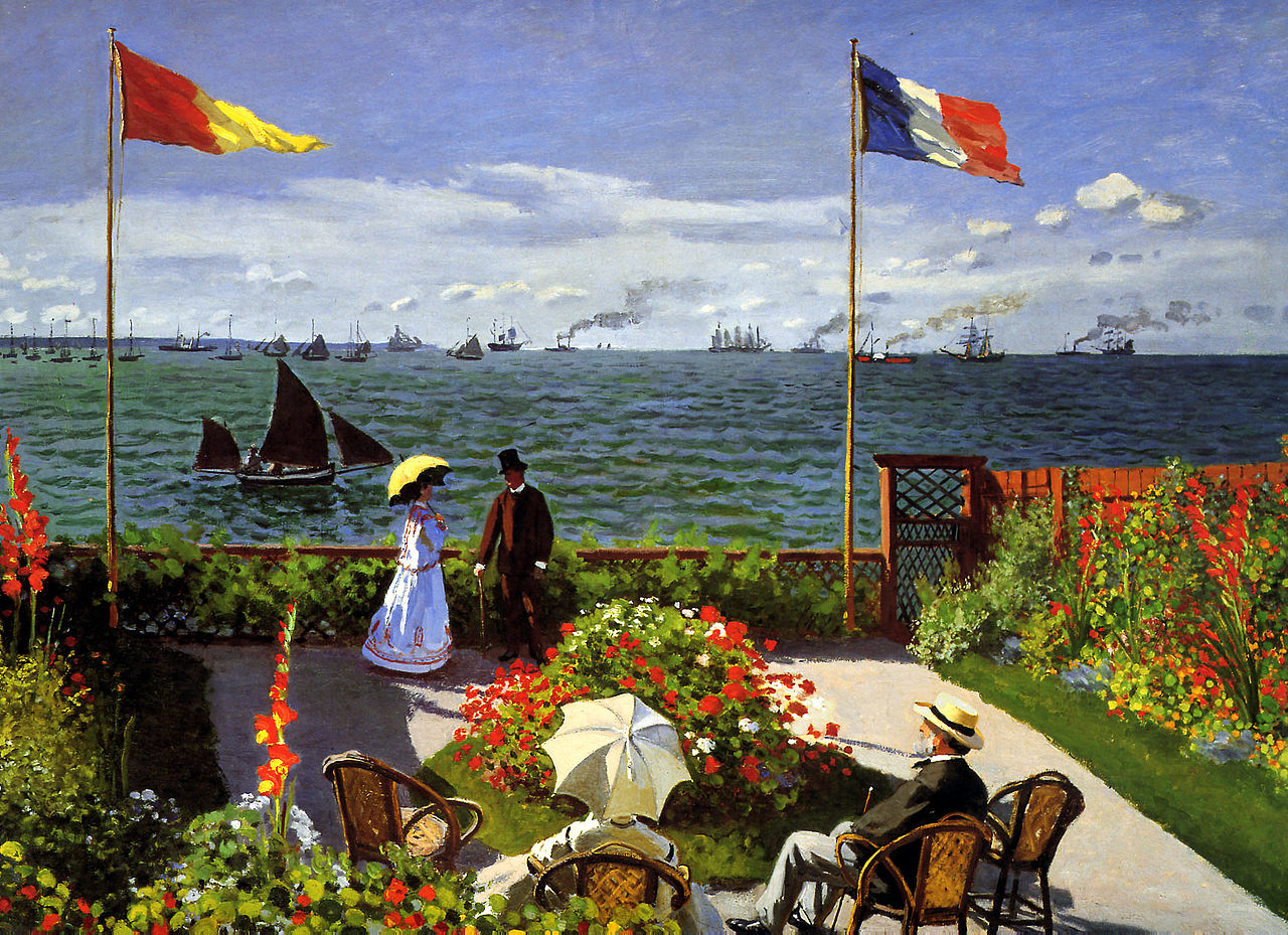 Claude Monet - Terrasse à Sainte-Adresse