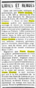 L'Indépendant de la Charente Inférieure 19 janvier 1927