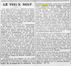 Le Petit Marseillais 13 octobre 1922 Scéniophrès