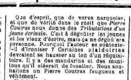 Le Progrès du Morbihan du 30 aout 1931