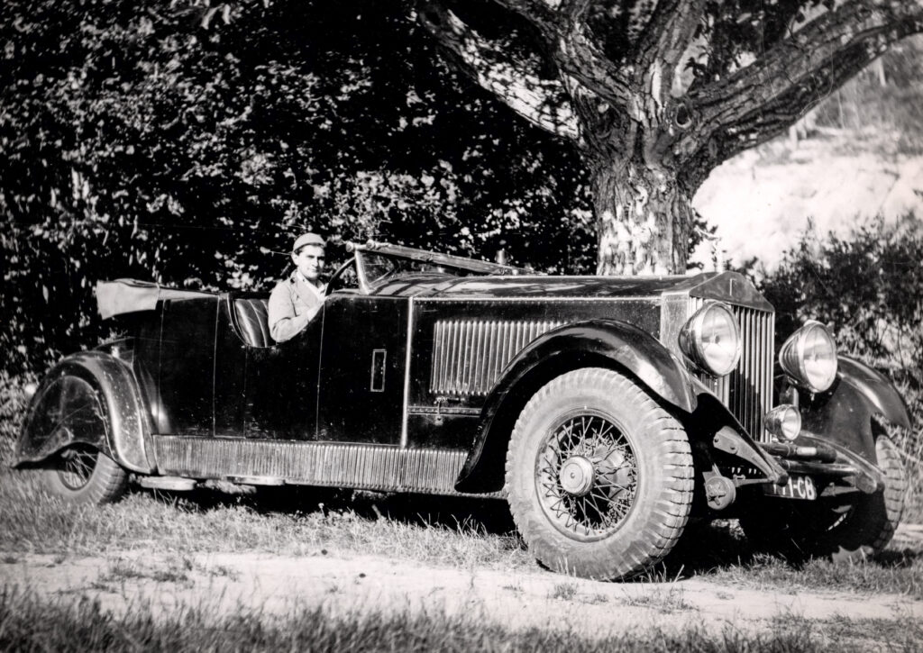 Rolls Royce 1 en 1938 Francis Gonfard au volant