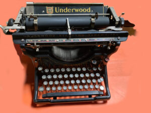 La machine à écrire Underwood de Pierre Coutras