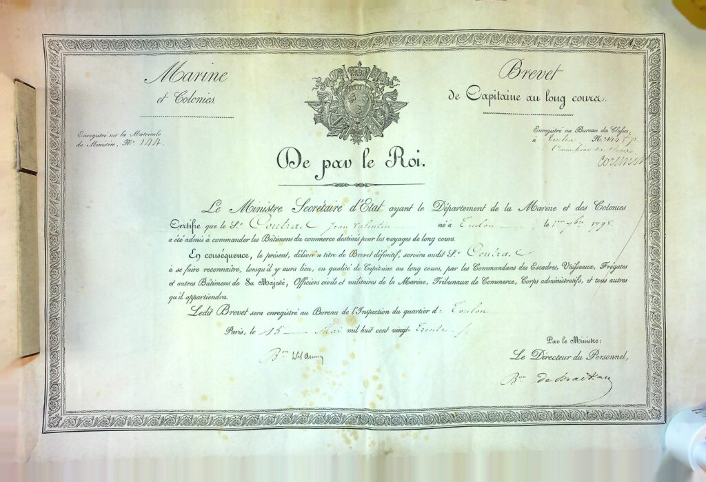 Brevet de Capitaine au long cours