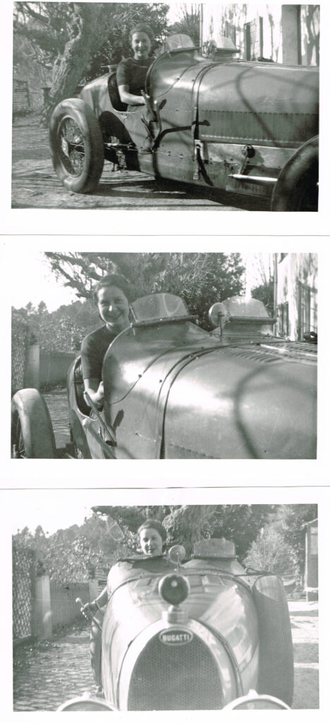 Yvonne sur la Bugatti 7