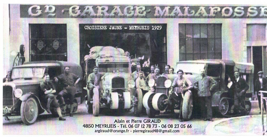 carte de visite Grand Garage Giraud Malafosse