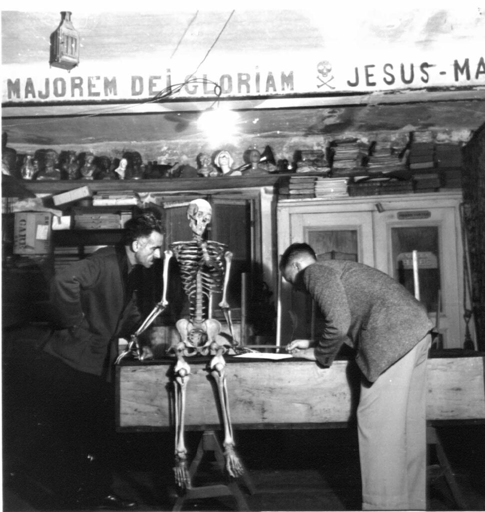 Pierre Coutras et André Giran au Capharnaüm -Majorem Dei Gloriam (photo André Giran)